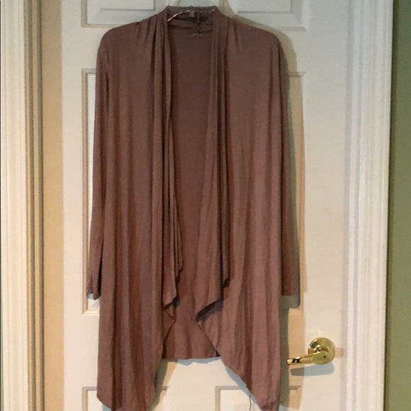 Homemade salmon long cardigan - Picture 1 of 3